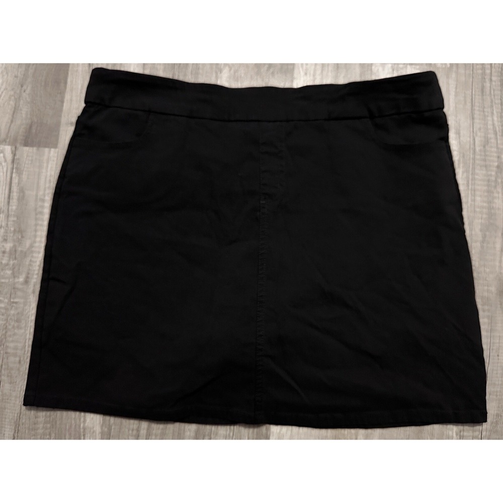Soft‎ Surroundings Super Stretch Skort in Black Size XL Skirt Shorts
